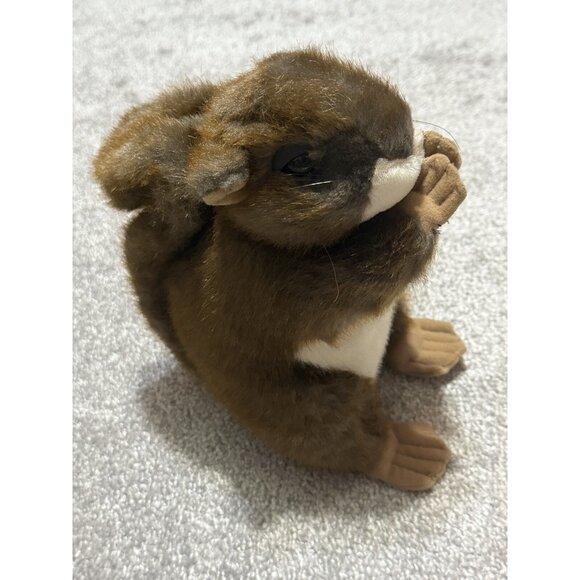 1988 Purr-Fection MJC Squirrel Stuffed Realistic Plush Vintage 10" With Tags - Picture 4 of 11